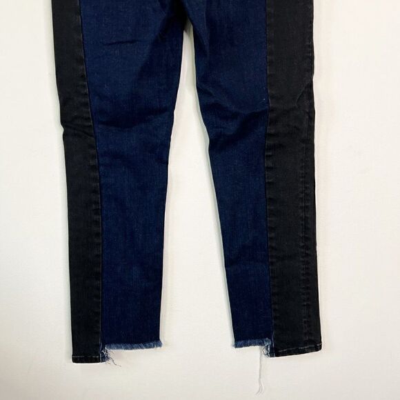 J Brand Ruby High Rise Cigarette Raw Hem Crop Jeans in Duality - Picture 7 of 10